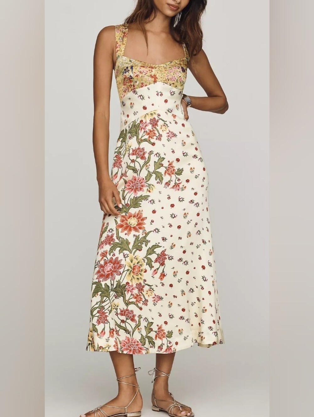 Anthropologie Maeve Sleeveless Midi Dress